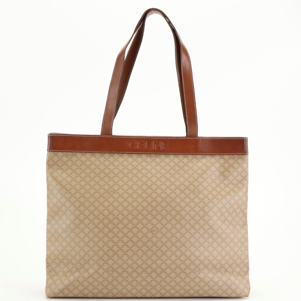 Celine Macadam Coated Canvas Tote